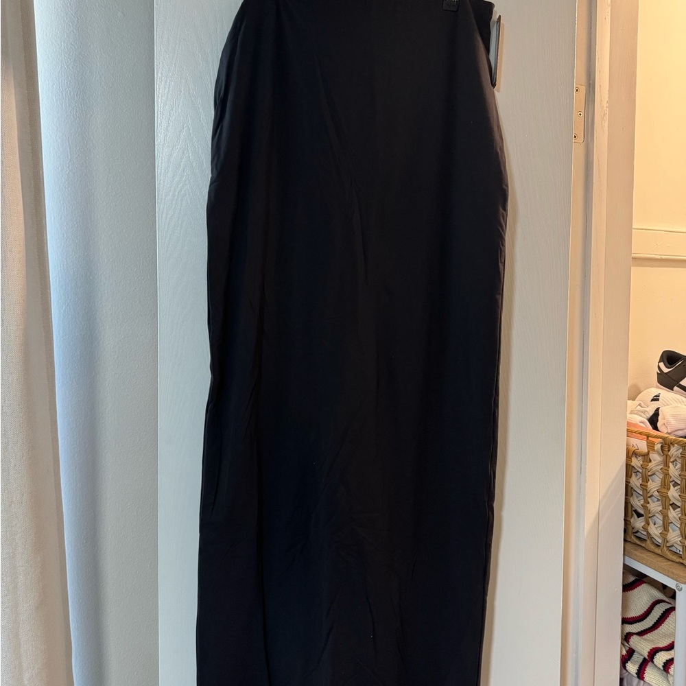 SKIMS Classic Black Maxi Skirt
